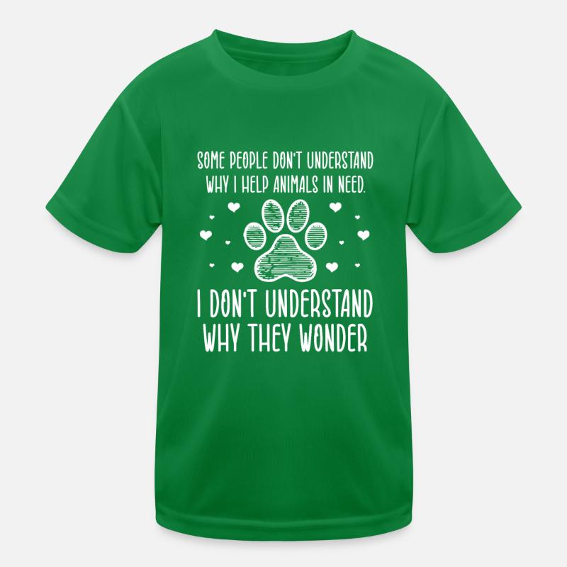 Tierrettung Kinder Funktions-T-Shirt