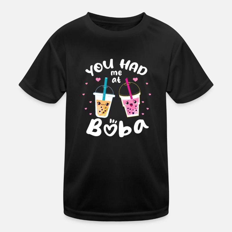 Bubble Tea Kinder Funktions-T-Shirt