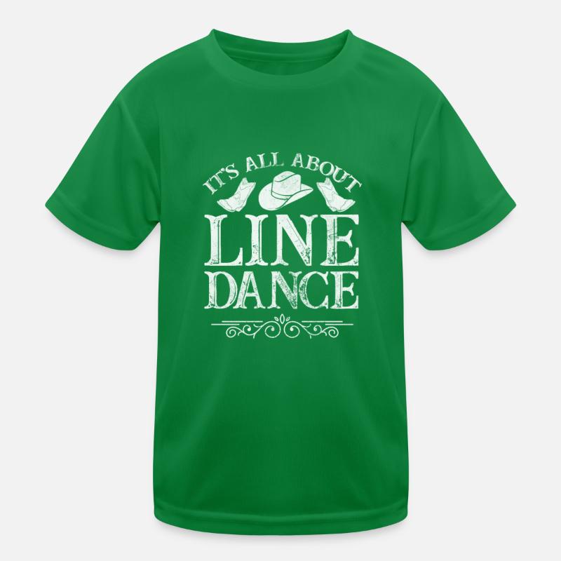 Line Dance Kids Functional T-Shirt