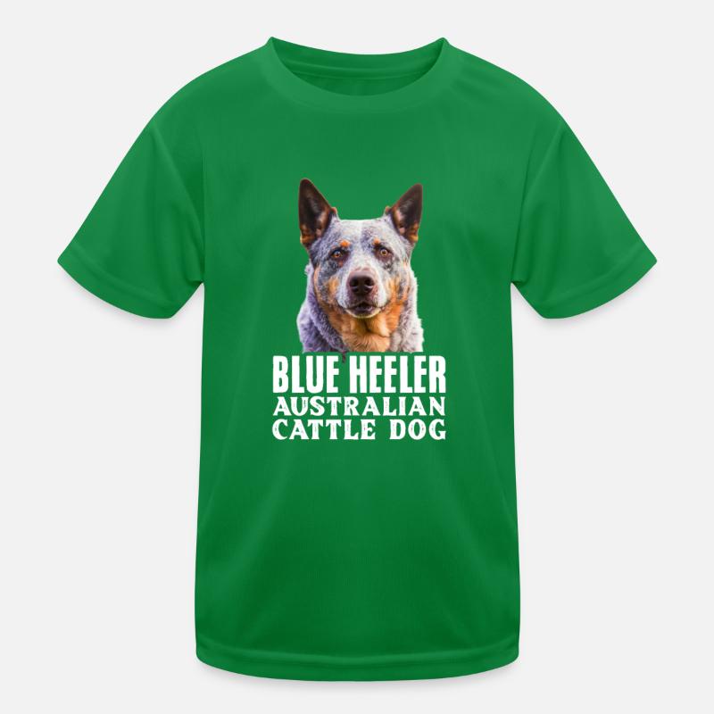 Australian Cattle Dog Hund Hunde Geschenk Kinder Funktions-T-Shirt