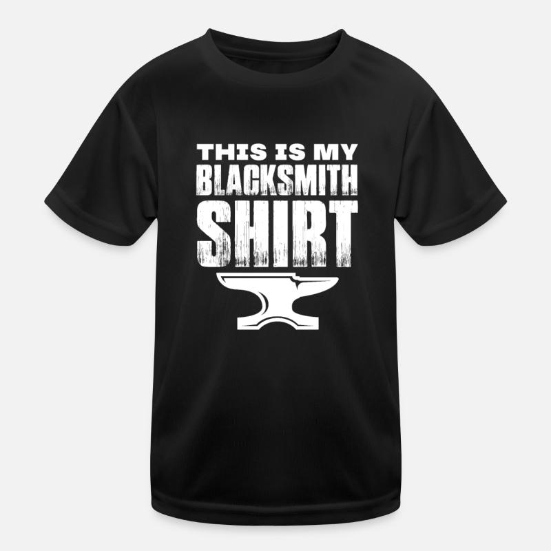 Blacksmith Schiede Anvil Cutler Gift Kids Functional T-Shirt