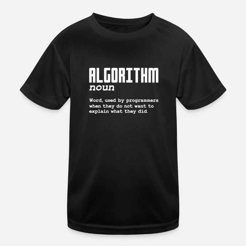 Hacker Coder Computerfreak Nerd Hacking Geschenk - Kinder Funktions-T-Shirt - Schwarz