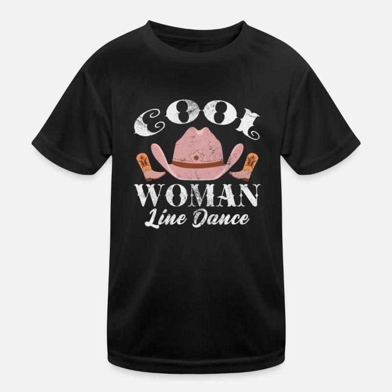 Linedance Kinder Funktions-T-Shirt
