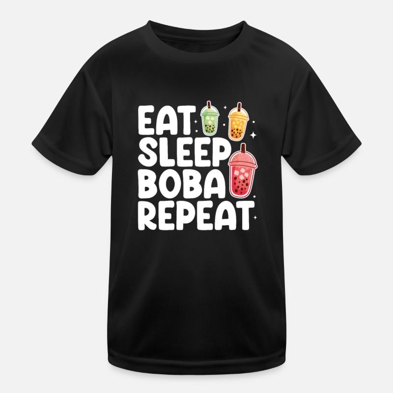 Bubble Tea Kinder Funktions-T-Shirt