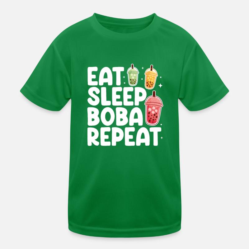 Bubble Tea Kinder Funktions-T-Shirt