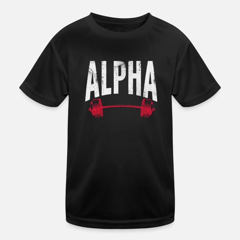 Bodybuilder Kinder Funktions-T-Shirt
