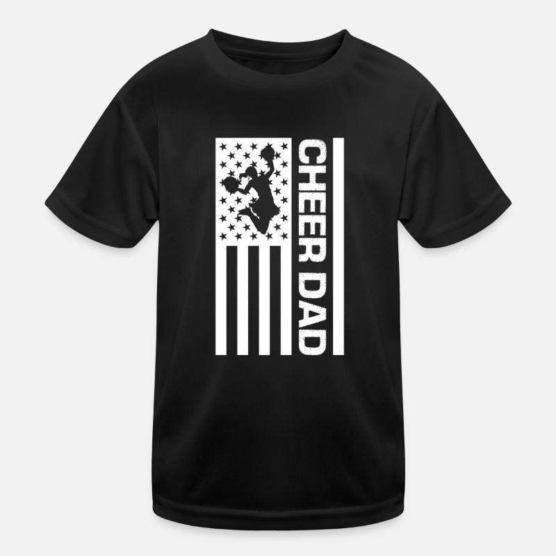 Cheerleader Kinder Funktions-T-Shirt
