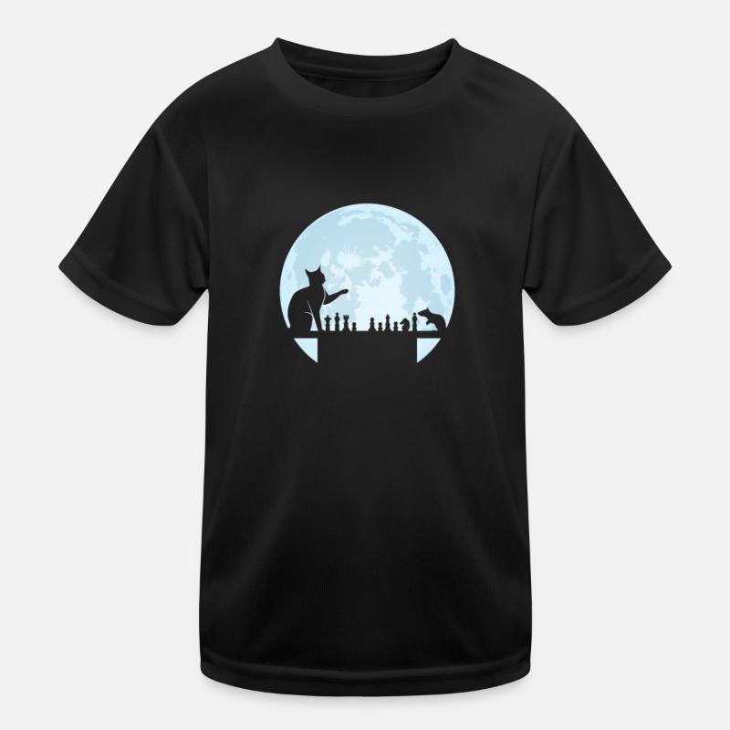 Schach Schachbrett Schachmatt Schachspieler Kinder Funktions-T-Shirt