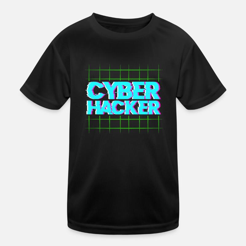 Hacker Coder Computerfreak Nerd Hacking Geschenk Kinder Funktions-T-Shirt