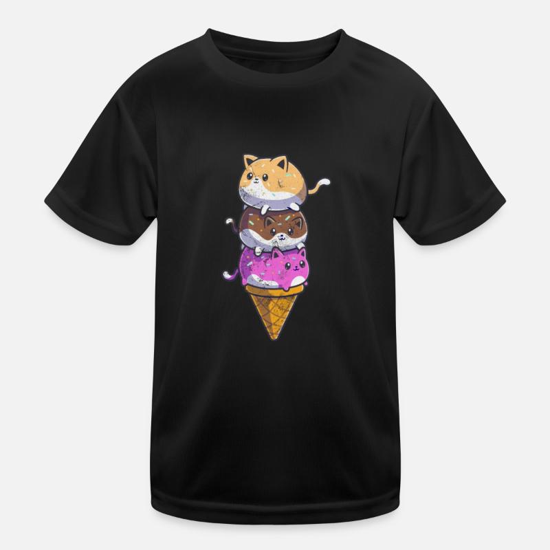 Eiscreme Kinder Funktions-T-Shirt