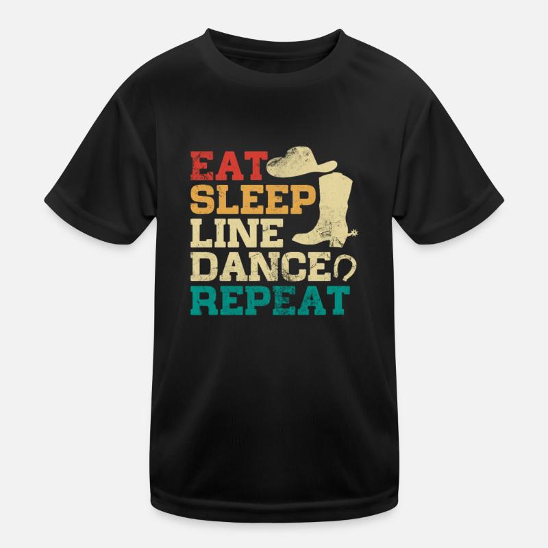 Linedance Kinder Funktions-T-Shirt