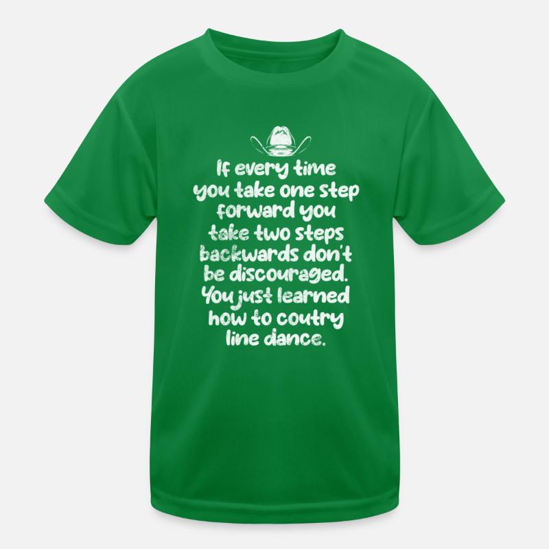 Line Dance Kids Functional T-Shirt