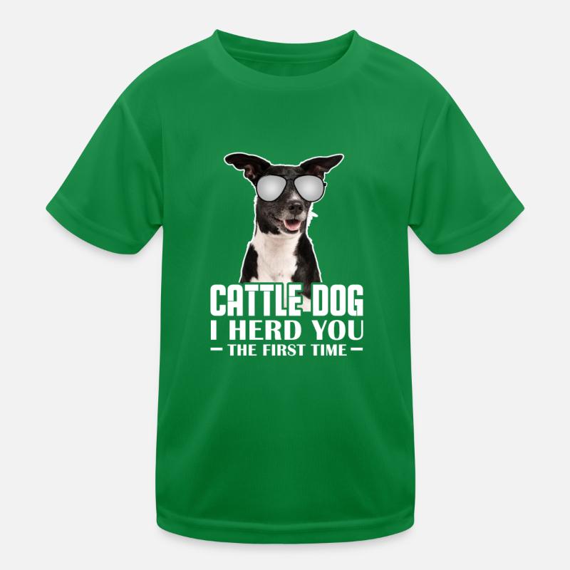 Australian Cattle Dog Hund Hunde Geschenk Kinder Funktions-T-Shirt