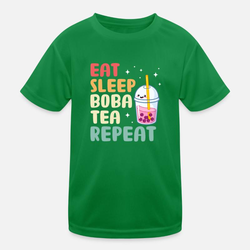 Bubble Tea Kids Functional T-Shirt