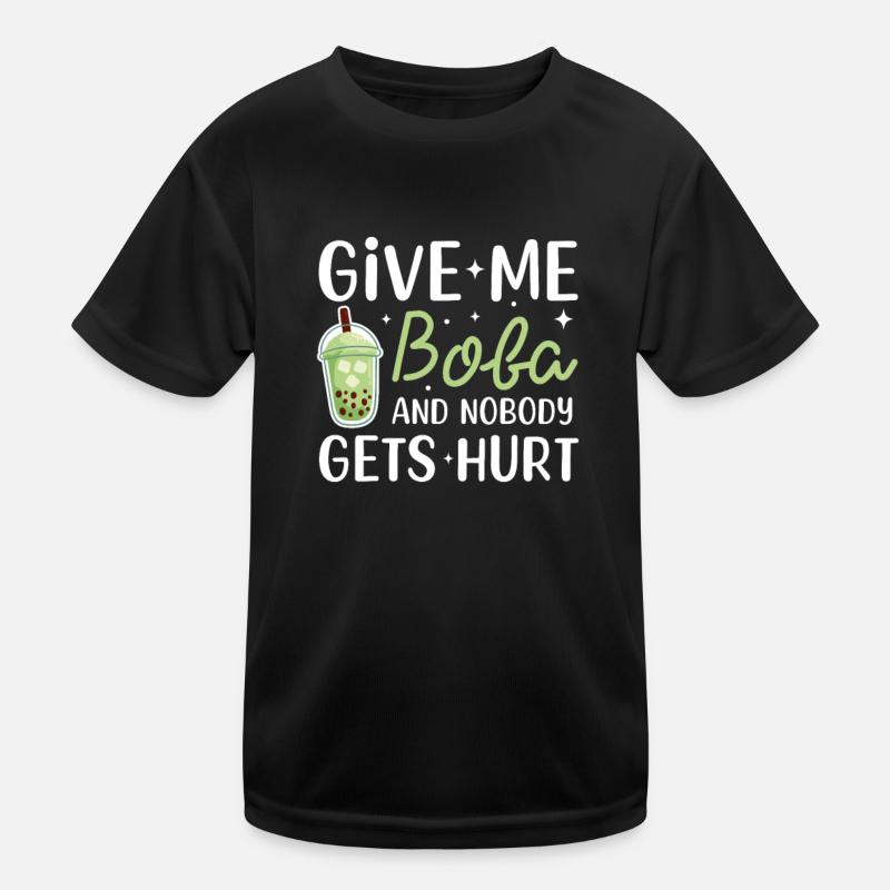 Bubble Tea Kinder Funktions-T-Shirt