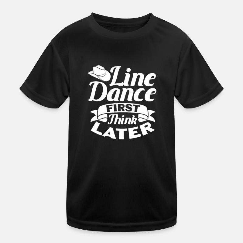 Linedance Country Line Dancer Linedancing Cadeau T-shirt sport Enfant
