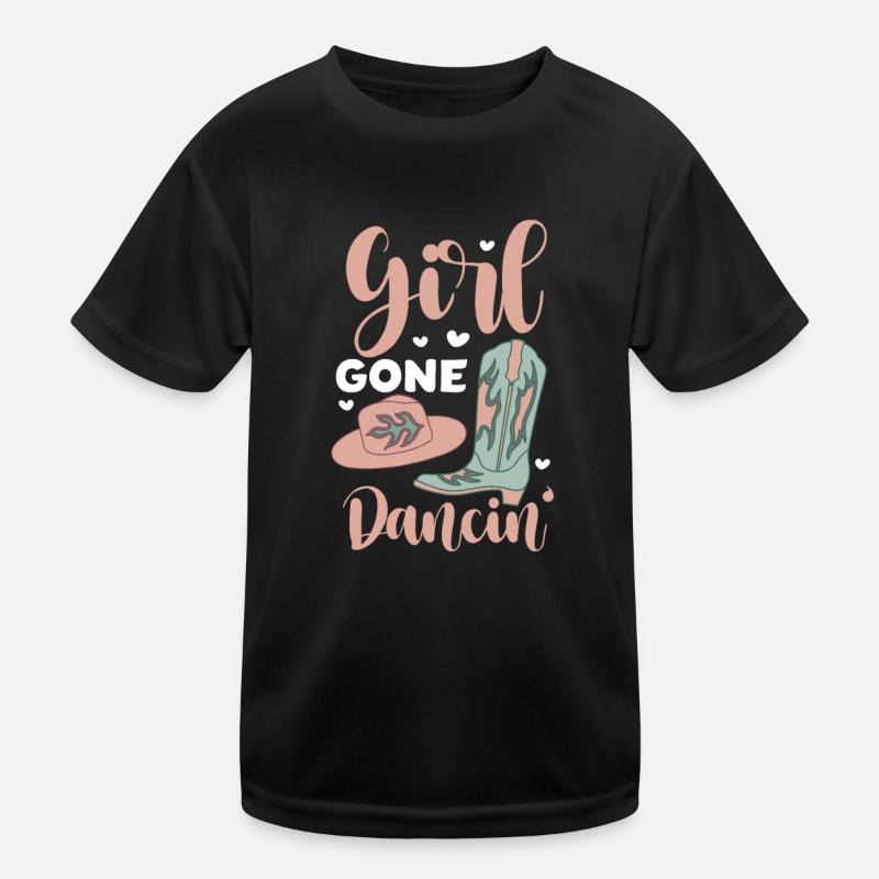 Linedance Country Line Dancer Linedancing Cadeau T-shirt sport Enfant