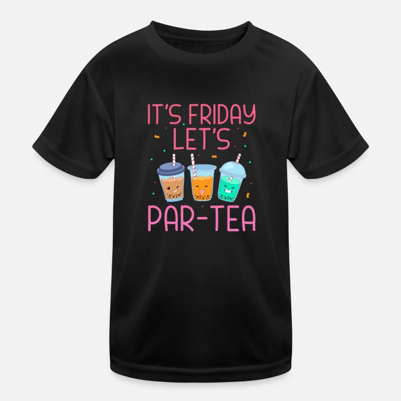 Bubble Tea Kids Functional T-Shirt