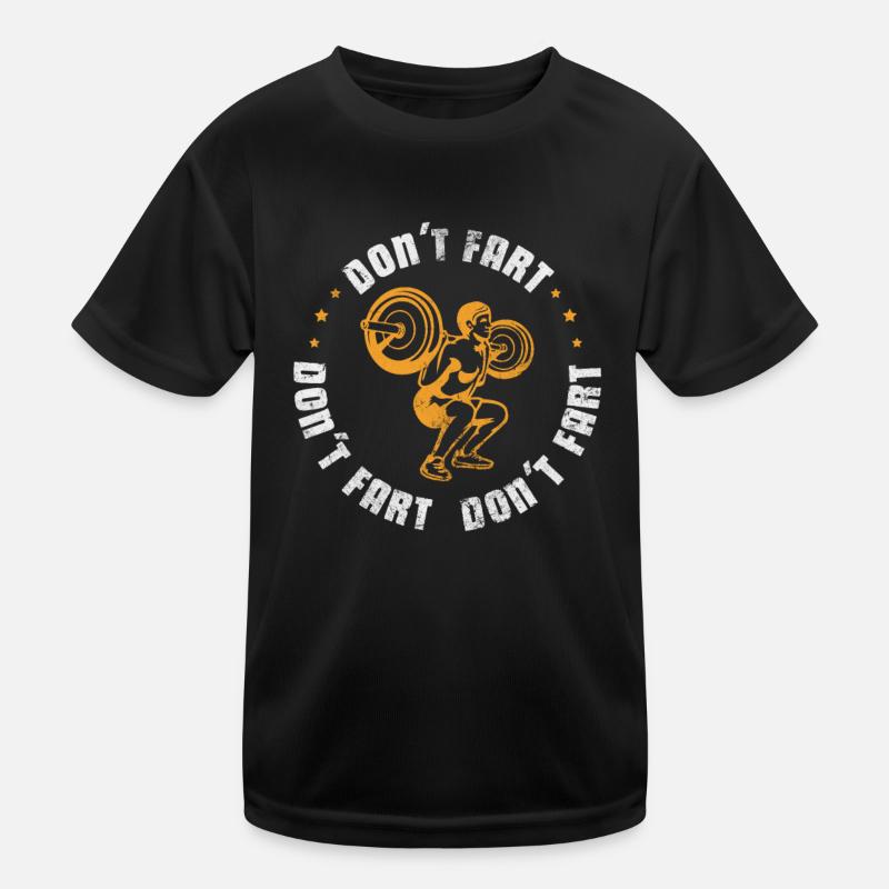 Bodybuilder Kinder Funktions-T-Shirt