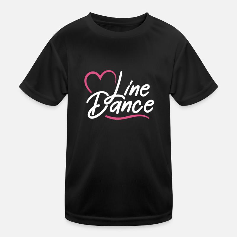 Linedance Country Line Dancer Linedancing Cadeau T-shirt sport Enfant