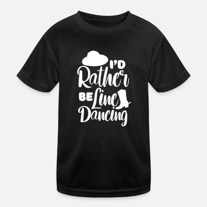 Linedance Country Line Dancer Linedancing Cadeau T-shirt sport Enfant