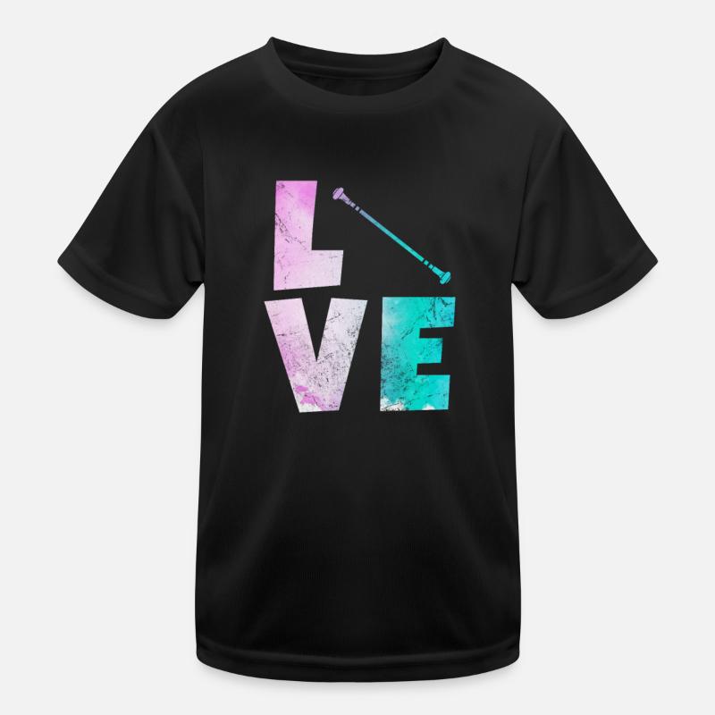 Baton Twirling Kids Functional T-Shirt