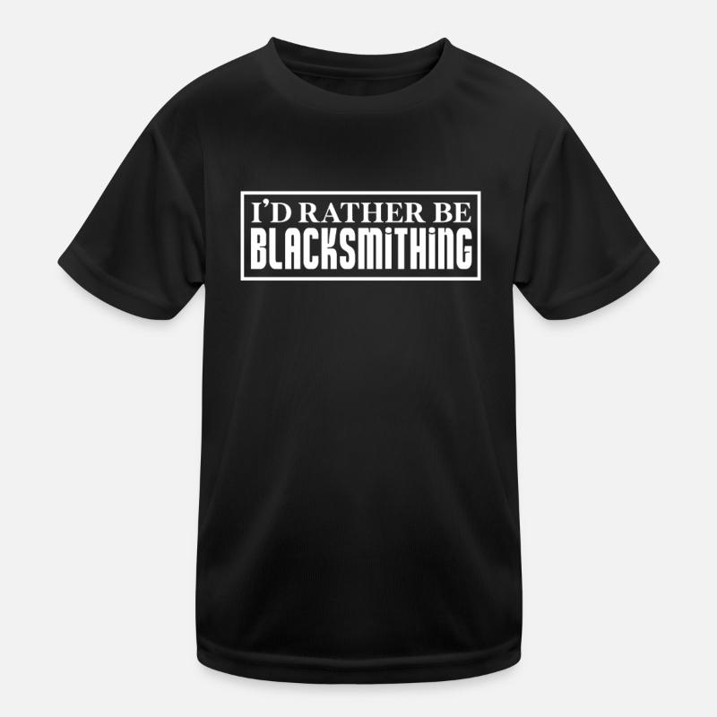 Blacksmith Schiede Anvil Cutler Gift Kids Functional T-Shirt