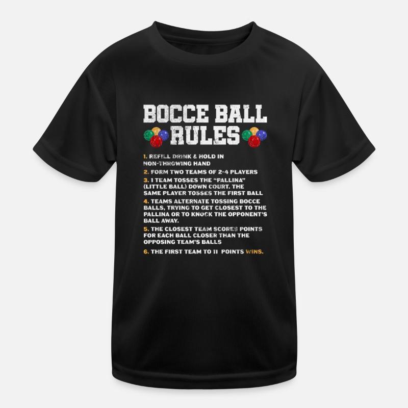 Bocce Kids Functional T-Shirt