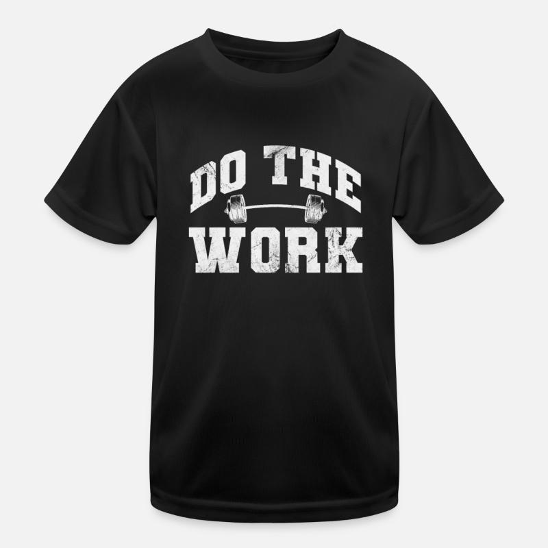 Bodybuilder Kinder Funktions-T-Shirt
