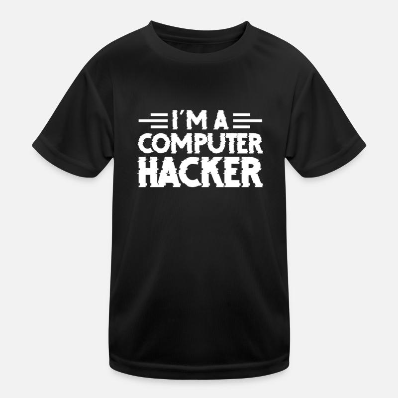 Hacker Coder Computer Hacking Cadeau T-shirt sport Enfant