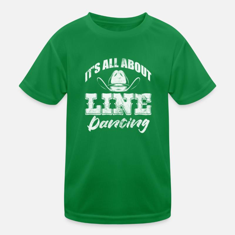 Line Dance Kids Functional T-Shirt