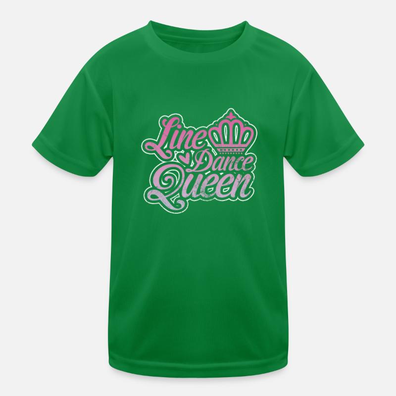 Line Dance Kids Functional T-Shirt