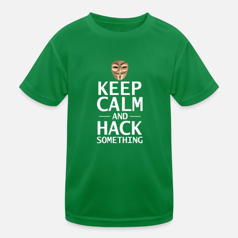 Hacker Coder Computerfreak Nerd Hacking Geschenk Kinder Funktions-T-Shirt