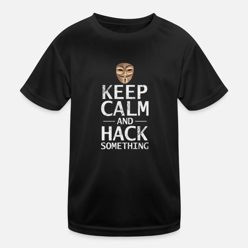 Hacker Kinder Funktions-T-Shirt