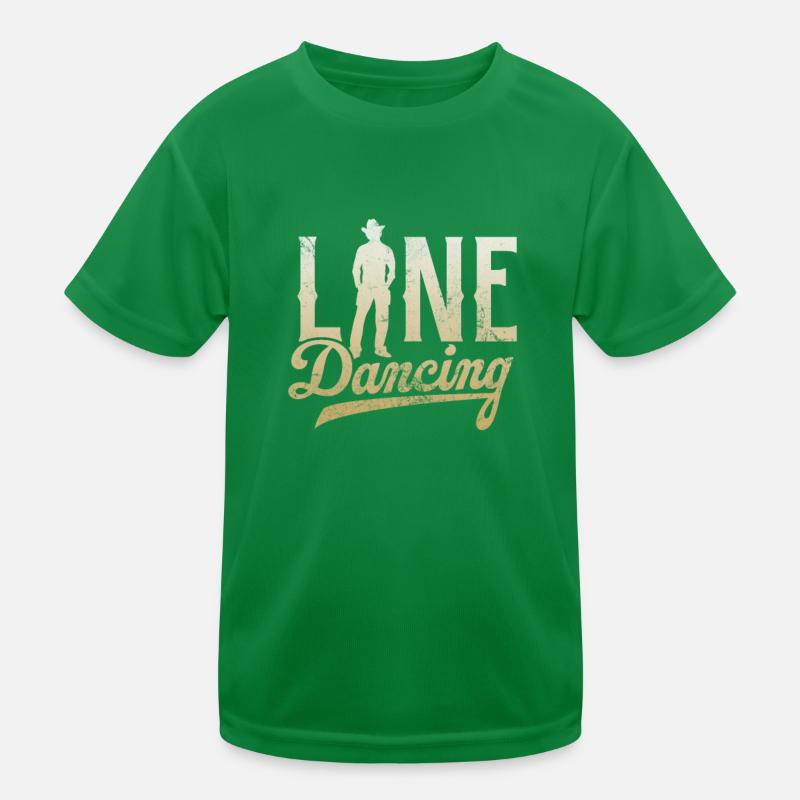 Line Dance Kids Functional T-Shirt