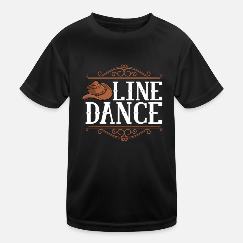 Linedance Country Line Dancer Linedancing Cadeau T-shirt sport Enfant