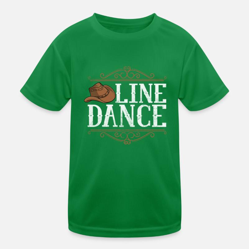 Line Dance Kids Functional T-Shirt