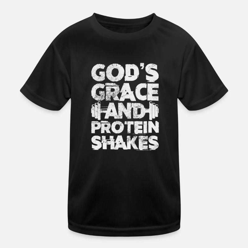 Bodybuilder Kinder Funktions-T-Shirt