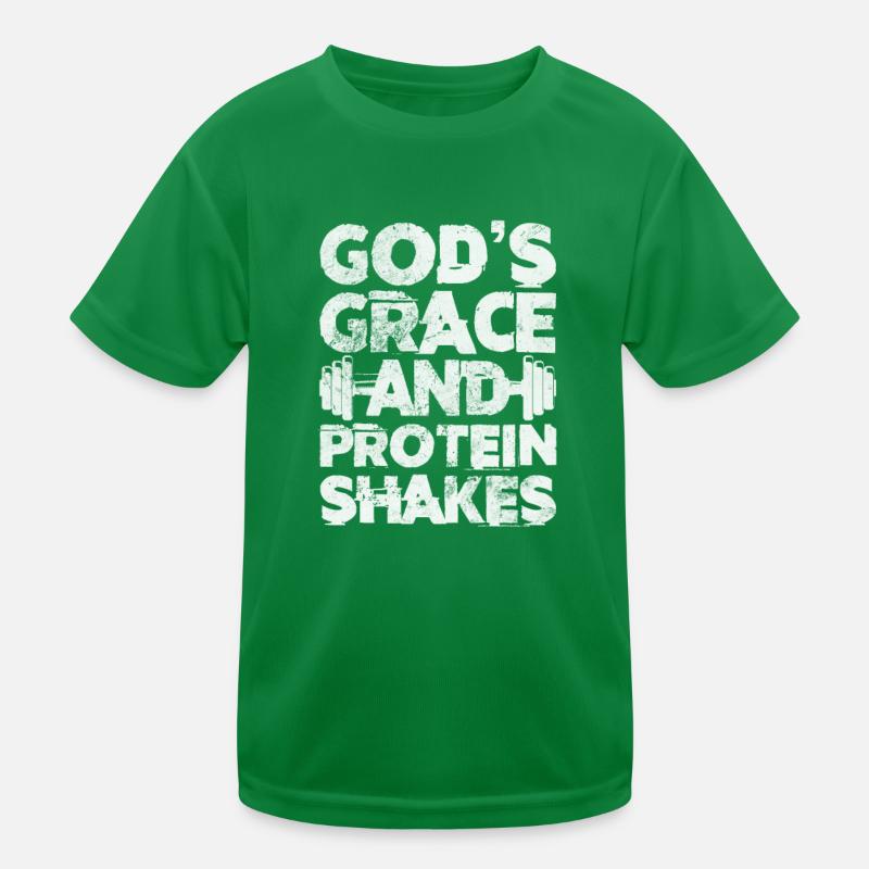 Bodybuilder Kinder Funktions-T-Shirt