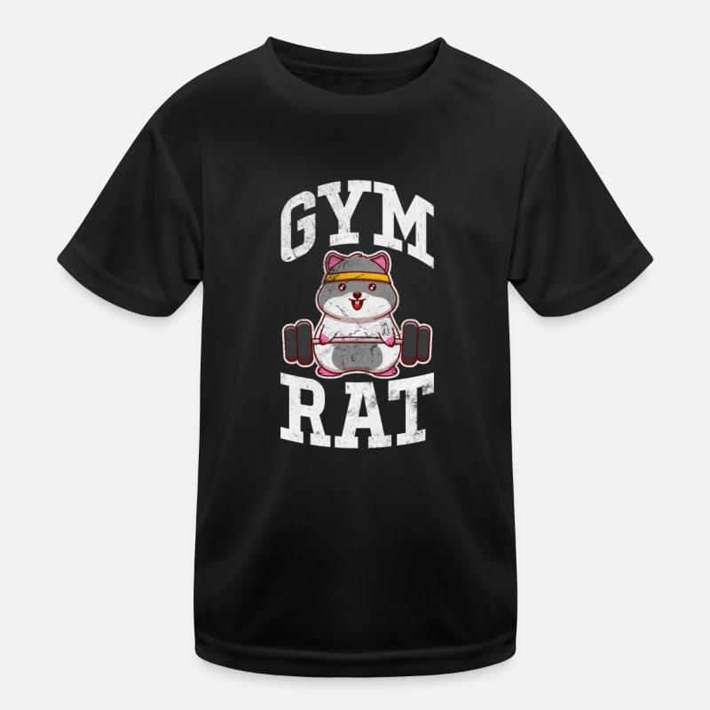 Bodybuilder Kinder Funktions-T-Shirt
