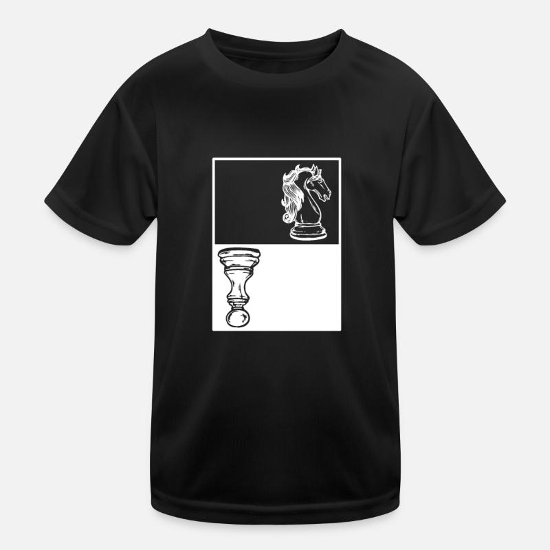 Chess Chessboard Checkmate Chess Player Kids Functional T-Shirt