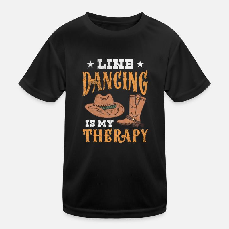 Line Dance Kids Functional T-Shirt