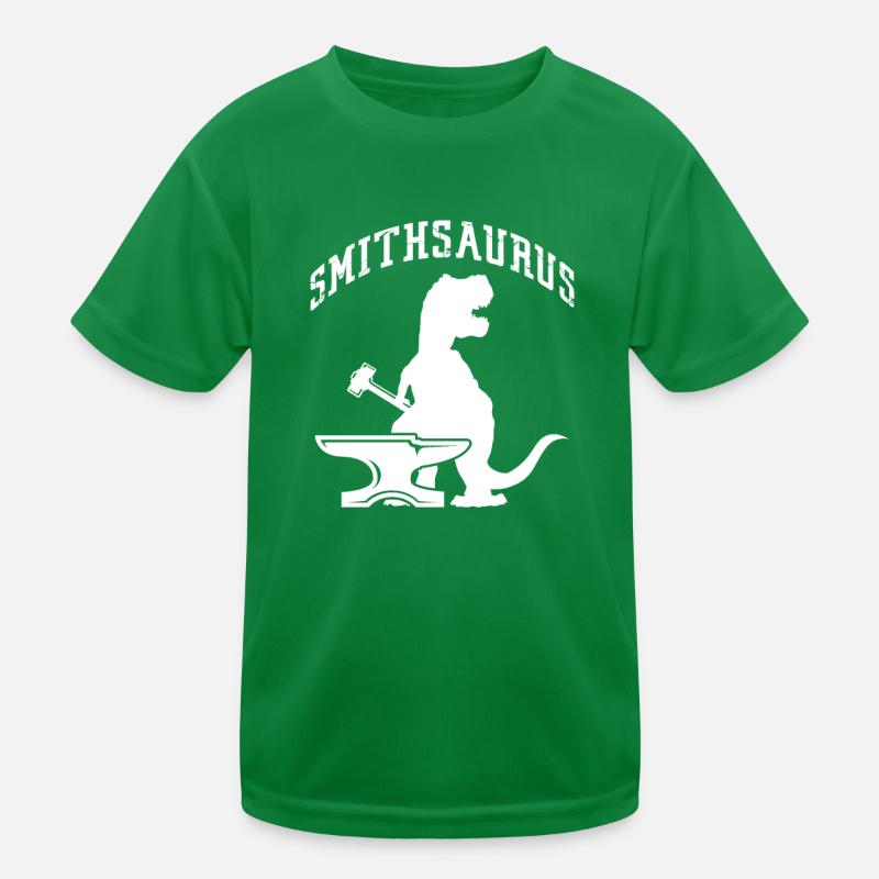 Schmied Schiede Amboss Messerschmied Geschenk Kinder Funktions-T-Shirt