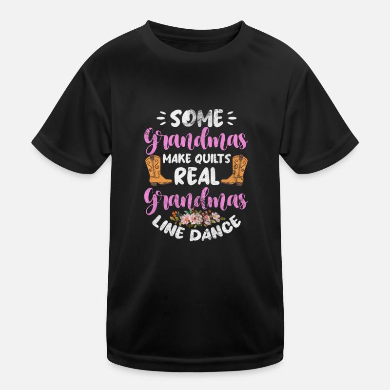 Line Dance Kids Functional T-Shirt