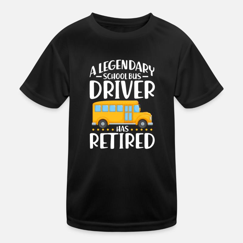 Bus Driver Bus Driver Bus Schuhlbus Gift Kids Functional T-Shirt
