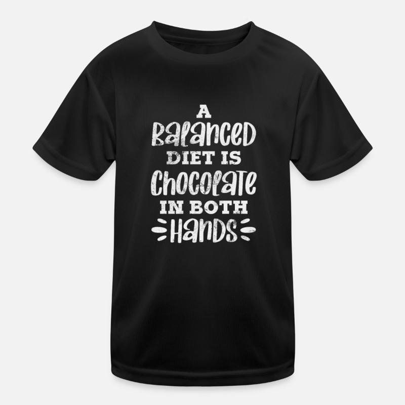 Schokolade Kinder Funktions-T-Shirt