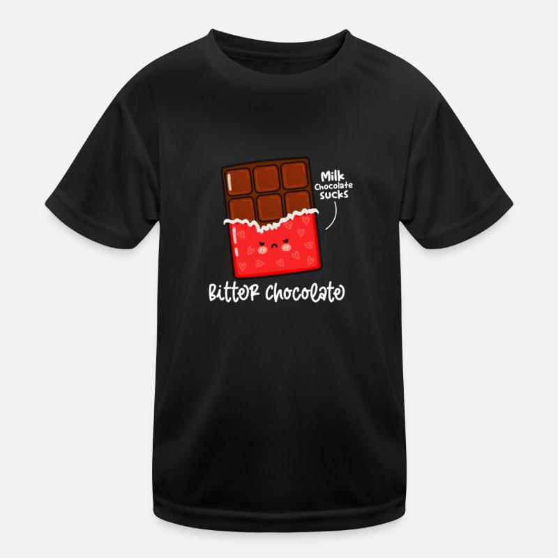 Schokolade Schoko Essen Kakao Geschenk Kinder Funktions-T-Shirt