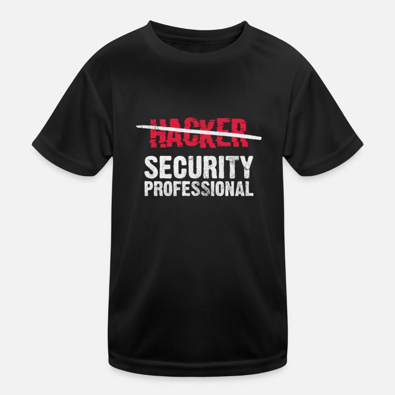 Hacker Kinder Funktions-T-Shirt