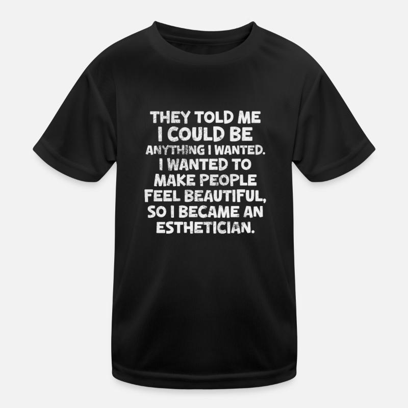 Kosmetikerin Kinder Funktions-T-Shirt