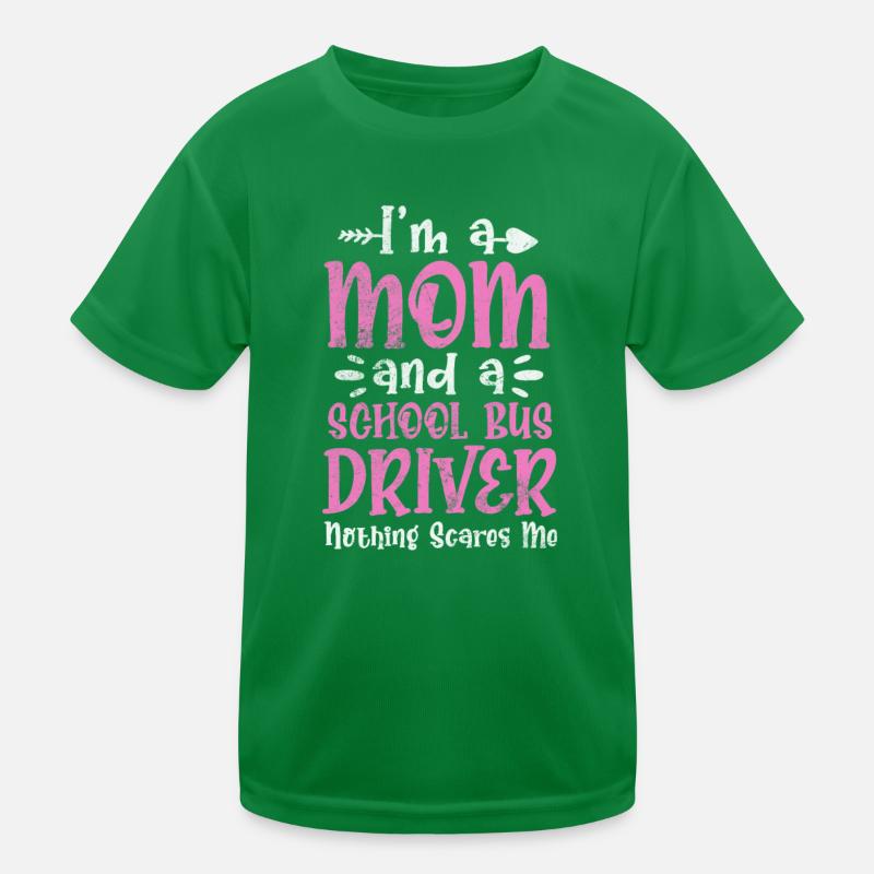 Busfahrer Kinder Funktions-T-Shirt